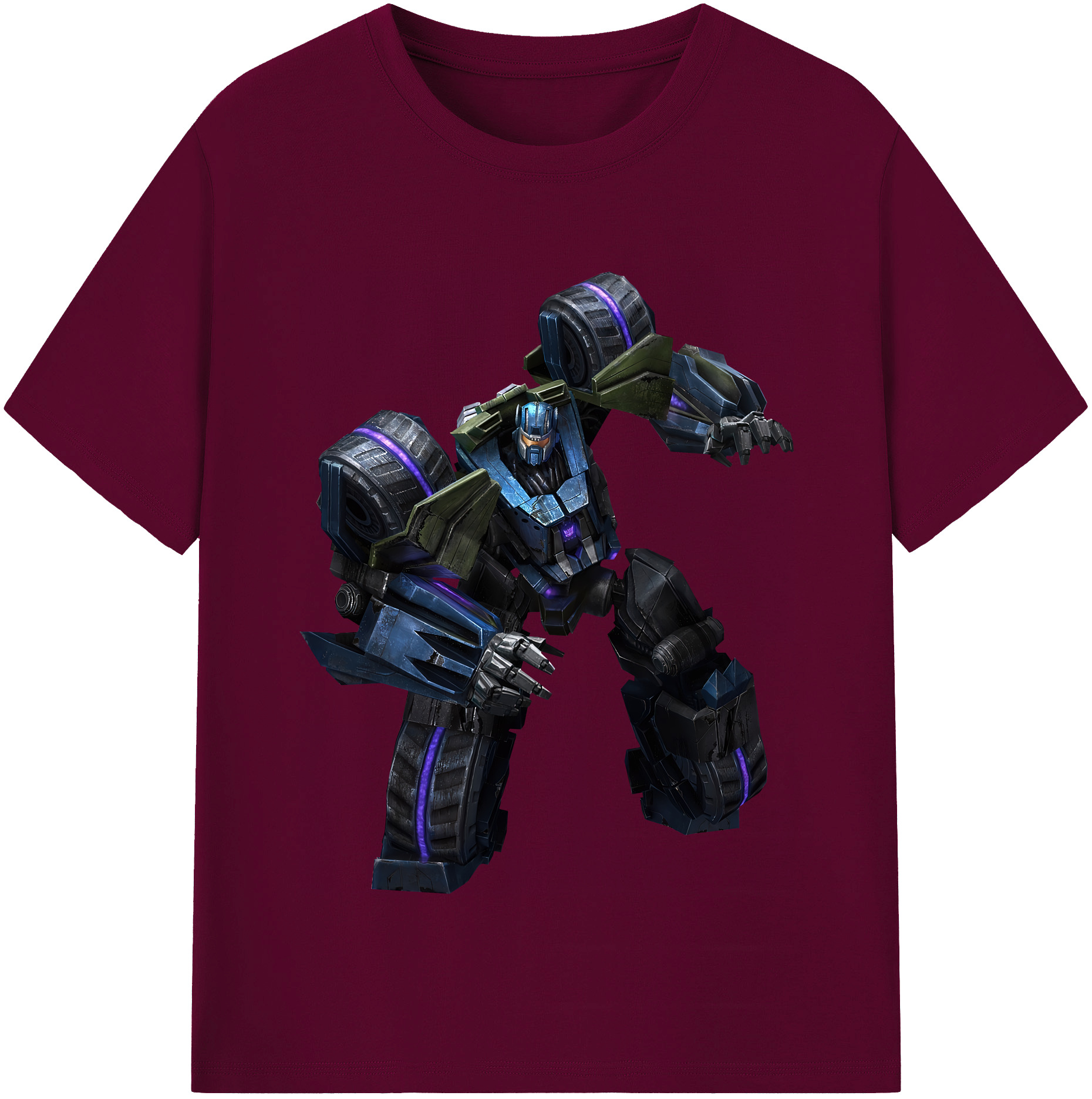 （画像用） Transformers トランスフォーマー レディースカジュアルプリントTシャツ（綿100％）